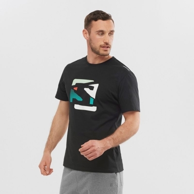 Salomon - Outlife Graphic Disrupted Logo SS Tee - Camiseta - Hombre