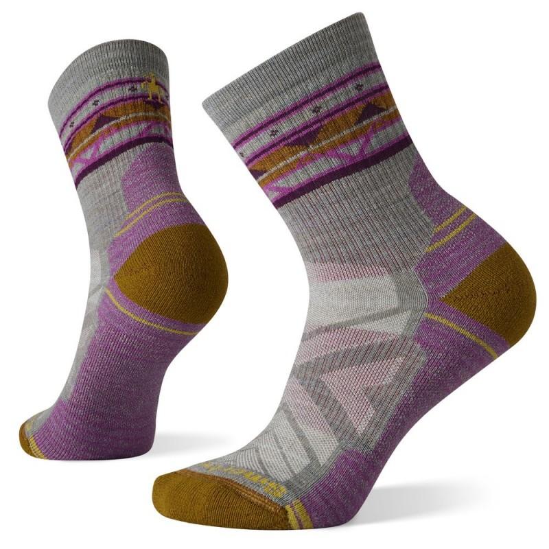 Smartwool - Performance Hike Light Cushion Ethno Graphic Mid Crew - Calcetines de trekking - Mujer