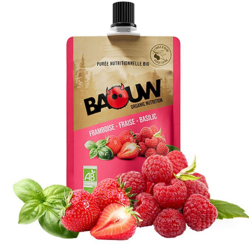 Baouw - Framboise-Fraise-Basilic - Energy gel